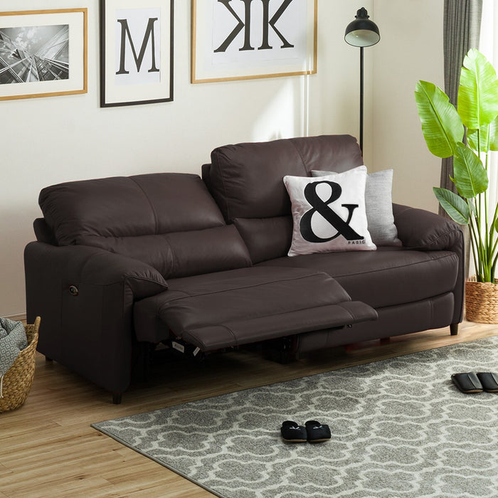 3P Right-Arm Electric Sofa Jaffa NB DBR