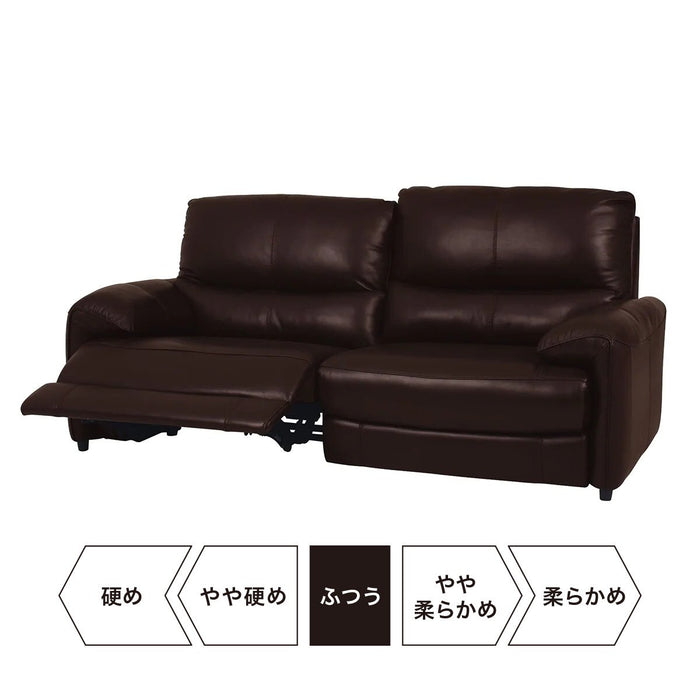 3P Right-Arm Electric Sofa Jaffa NB DBR