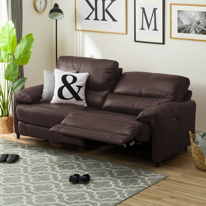 3P Left-Arm Electric Sofa Jaffa SK DBR