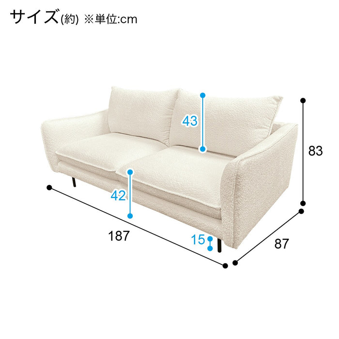 3 Seater Sofa VS03 WH