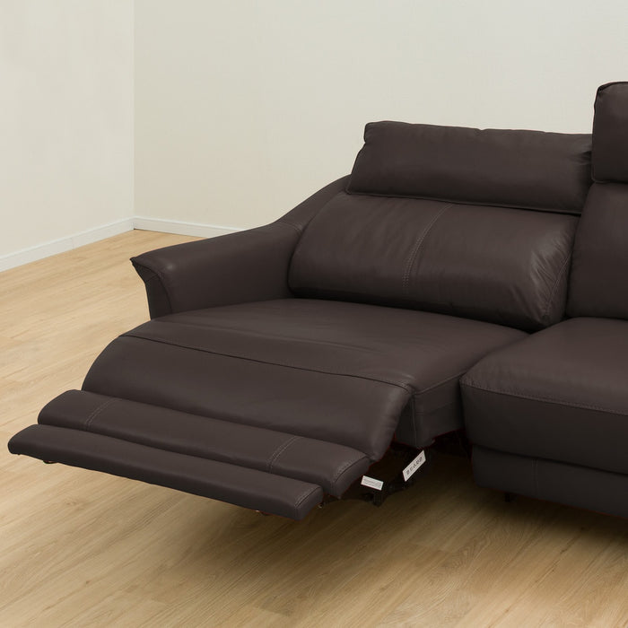 3P Right-Arm Electric Sofa Cherryb NB DBR