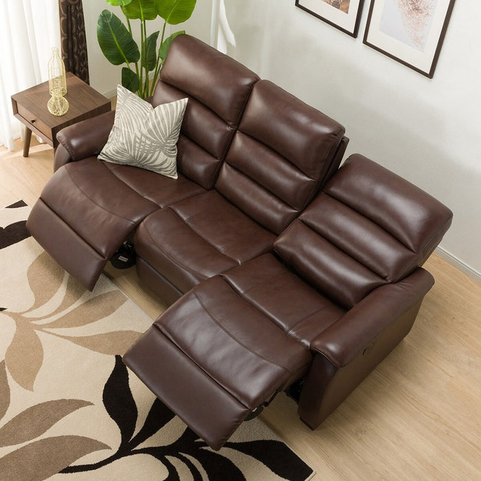 3 Seat Recliner Sofa N-Believa BR2-SCF66 TK Leather