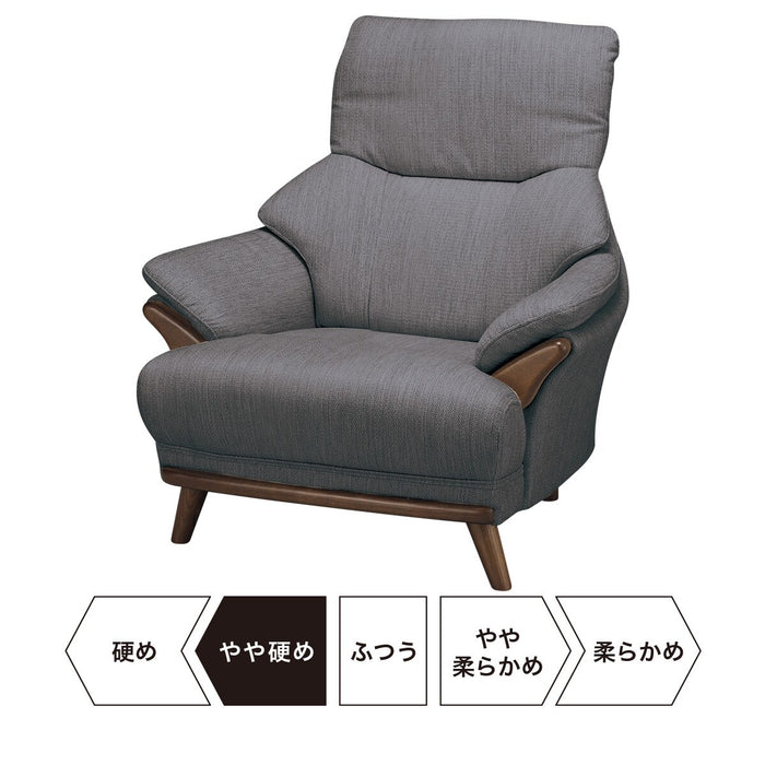 1S-Sofa Kotei 3 DR-GY