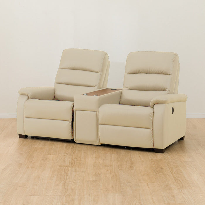 2S Sofa N-Believa BE2-MI15 Leather with Storage Table