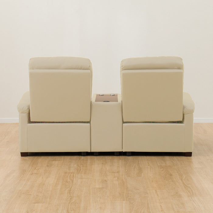 2S Sofa N-Believa BE2-MI15 Leather with Storage Table