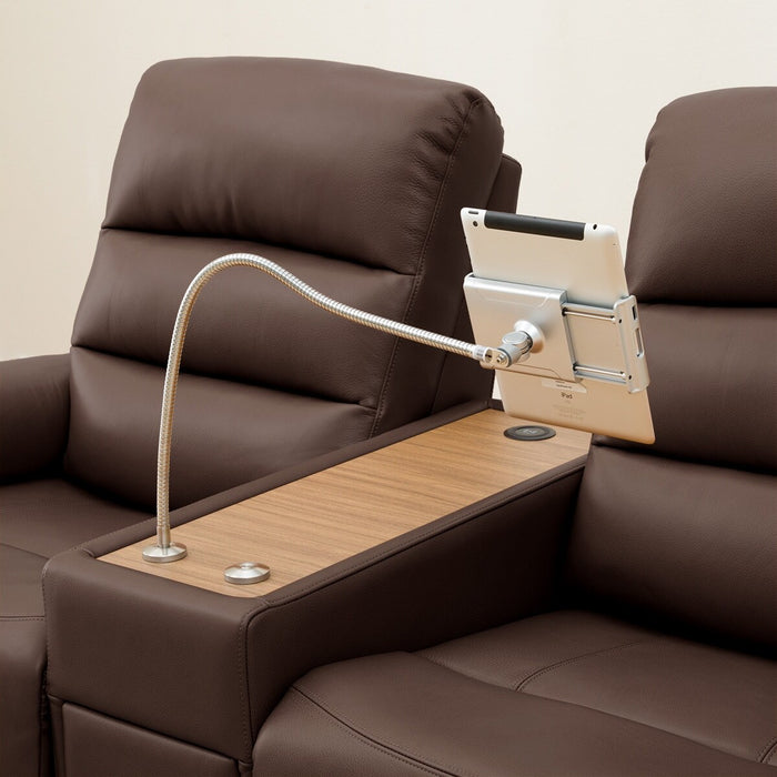 2S Sofa N-Believa DBR2-SCF66 TK Leather with Storage Table