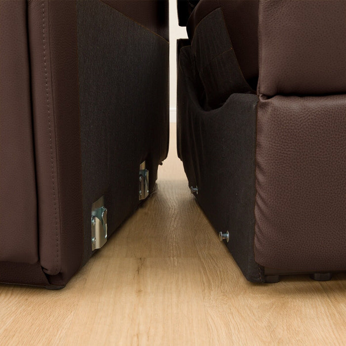 2S Sofa N-Believa DBR2-SCF66 TK Leather with Storage Table