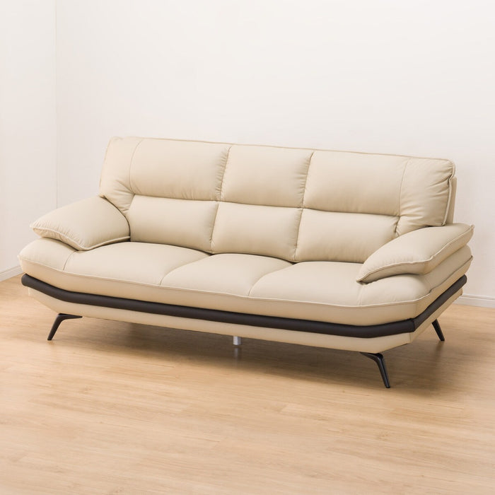 3P Sofa Lozo KD BE Leather