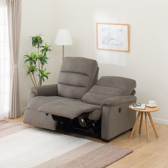 2P Electric Sofa N-Believa Microfiber GY