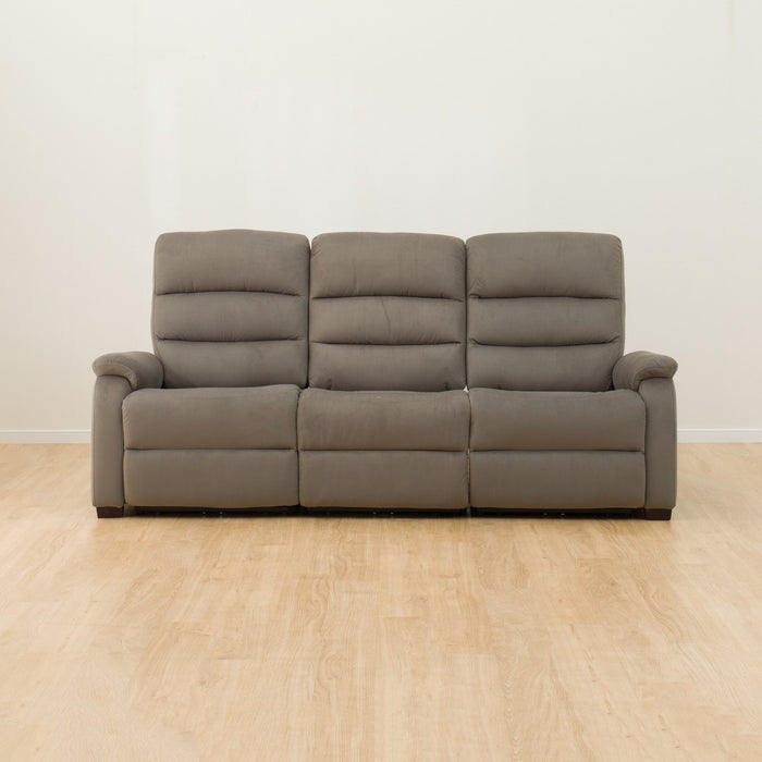 3 Electric 3P Sofa N-Believa Microfiber GY