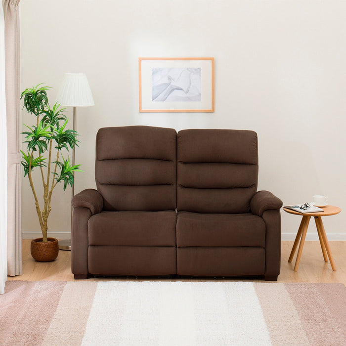 2P Electric Sofa N-Believa Microfiber DBR