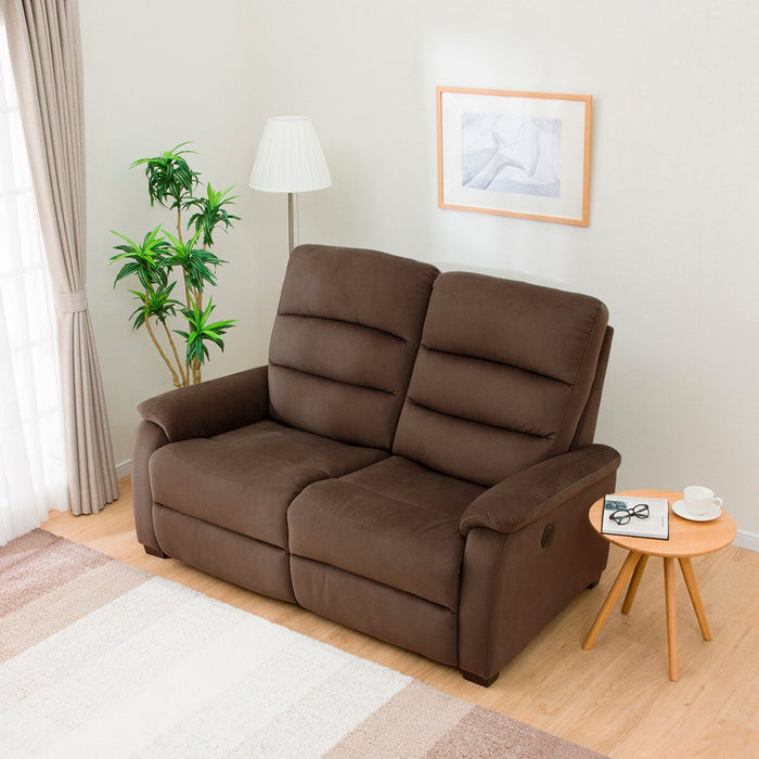 2P Electric Sofa N-Believa Microfiber DBR