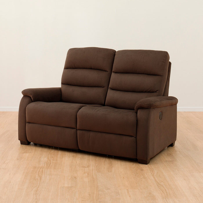 2P Electric Sofa N-Believa Microfiber DBR