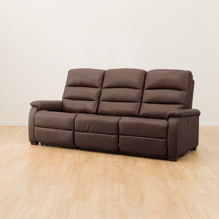 3 Electric 3P Sofa N-Believa DBR2-JHN76 TK Leather