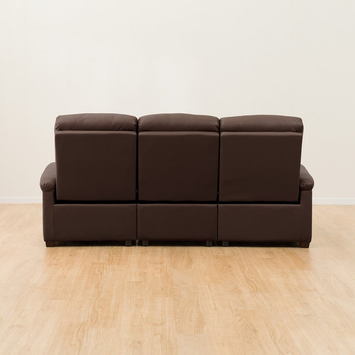 3 Electric 3P Sofa N-Believa DBR2-JHN76 TK Leather