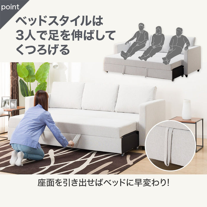 3P Sofa-Bed Noark2S GY