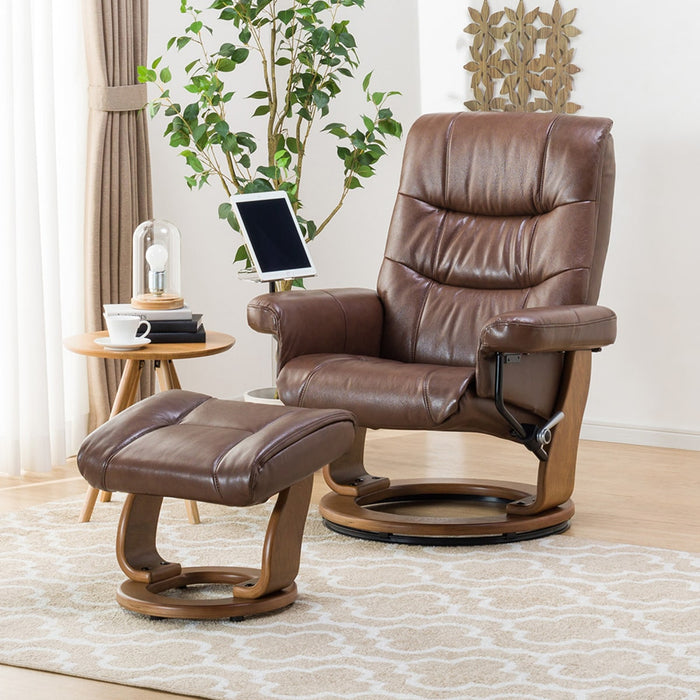 Personal Chair Armchair Ralph 3 Leather DBR