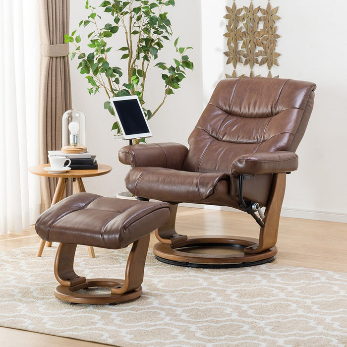 Personal Chair Armchair Ralph 3 Leather DBR