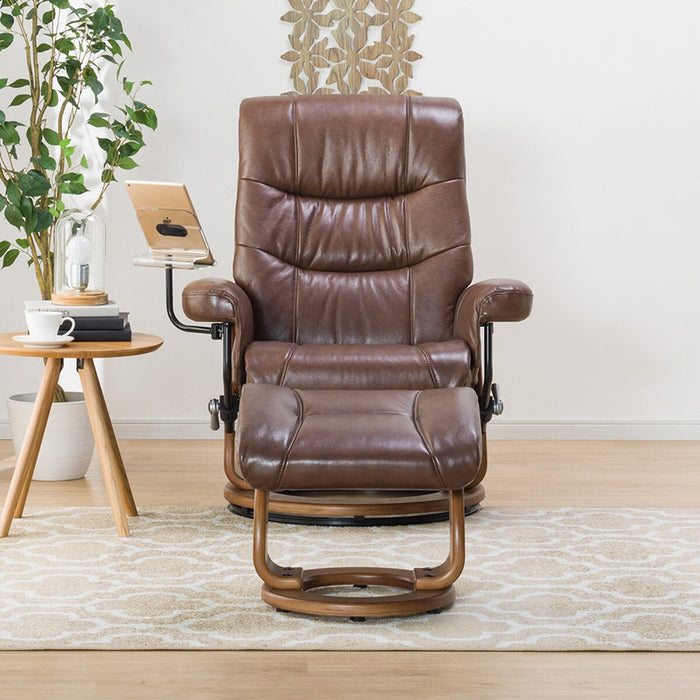 Personal Chair Armchair Ralph 3 Leather DBR