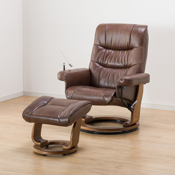 Personal Chair Armchair Ralph 3 Leather DBR