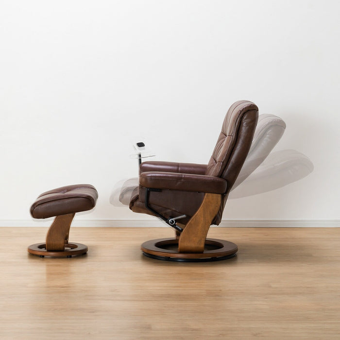 Personal Chair Armchair Ralph 3 Leather DBR