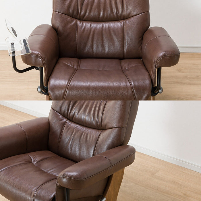 Personal Chair Armchair Ralph 3 Leather DBR