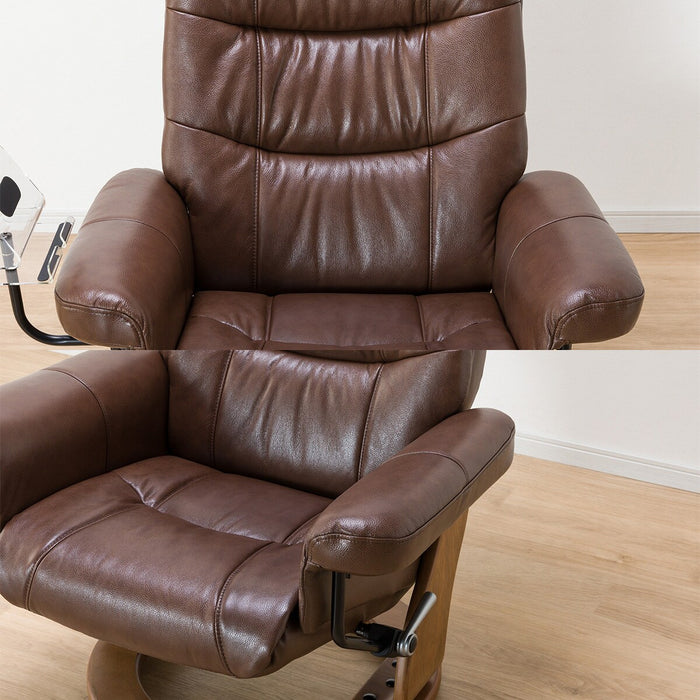 Personal Chair Armchair Ralph 3 Leather DBR