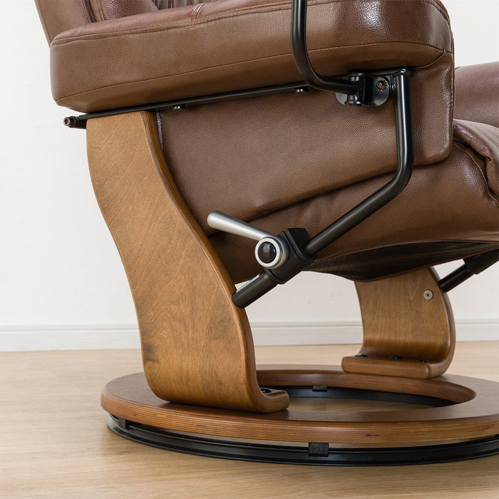 Personal Chair Armchair Ralph 3 Leather DBR