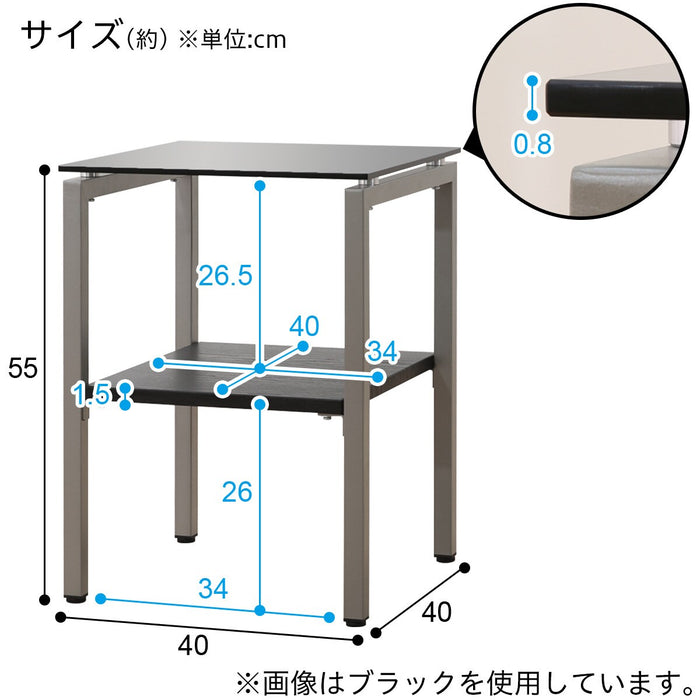 Side Table Note 3 4040 BK TP