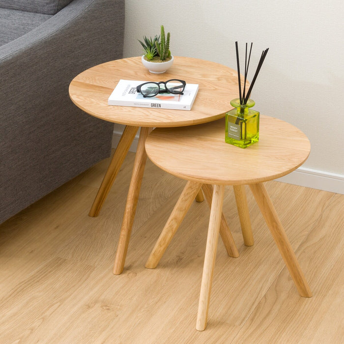 Nest Table Oak 3 LBR (2-Pcs Set)