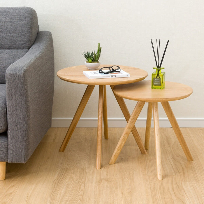 Nest Table Oak 3 LBR (2-Pcs Set)