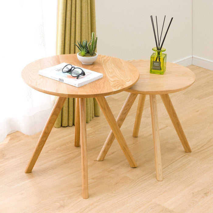 Nest Table Oak 3 LBR (2-Pcs Set)