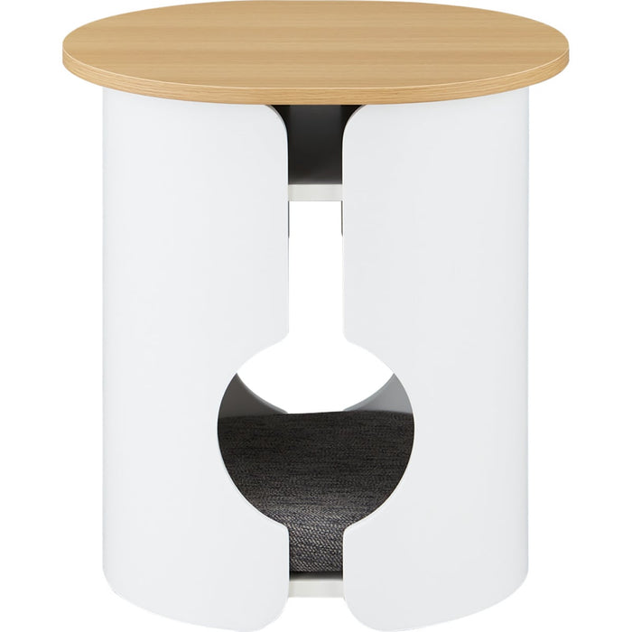 Side Table with Pet House AW10 WH