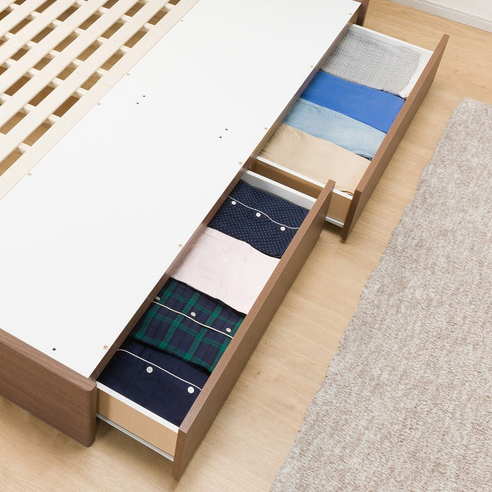 Double Bed Frame (EB-001 with drawers MBR DR)