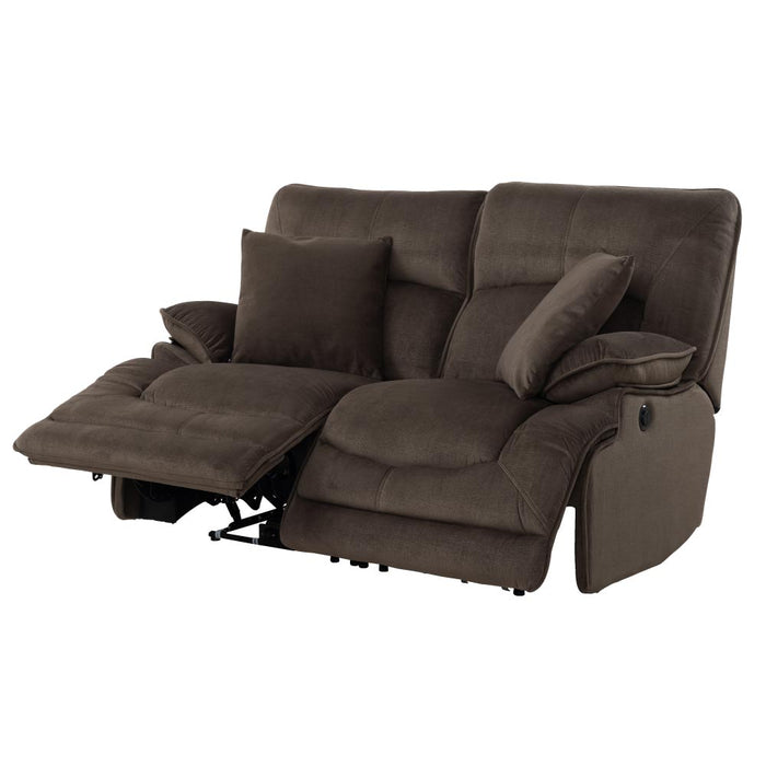 2 Seater Electric Fabric Sofa Hit DBR 2Cs