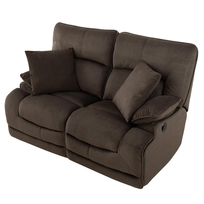 2 Seater Electric Fabric Sofa Hit DBR 2Cs