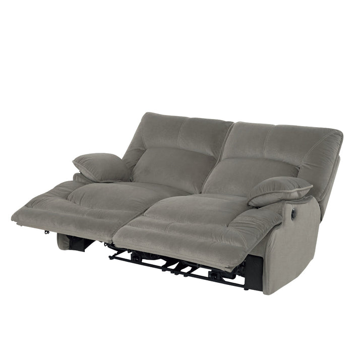 2 Seater Electric Fabric Sofa Hit GY 2Cs