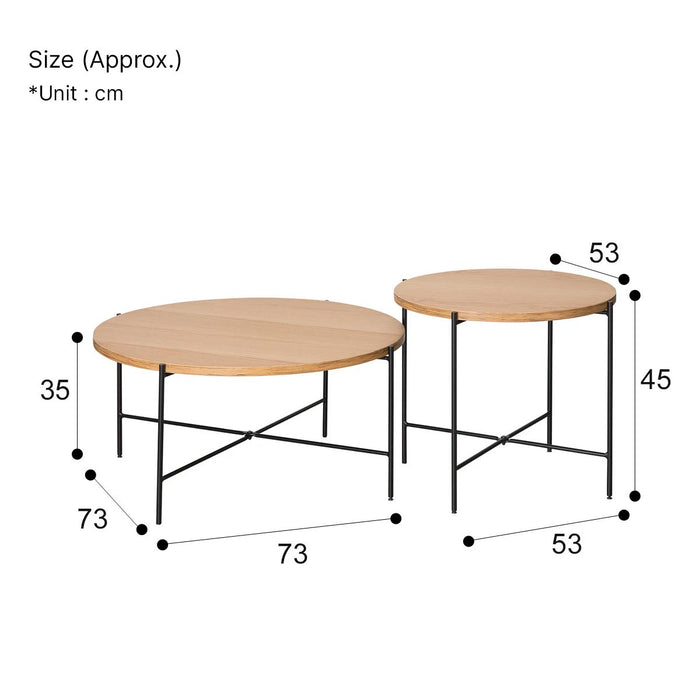 Coffee Table Set Verker 7050 LBR