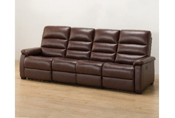 4 Seat Recliner Sofa N-Believa BR T Leather