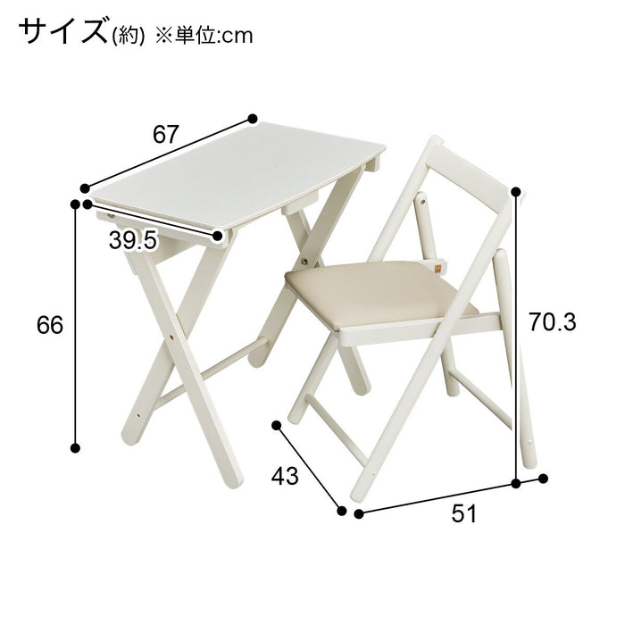 Desk and Chair Set 67 WW PL020