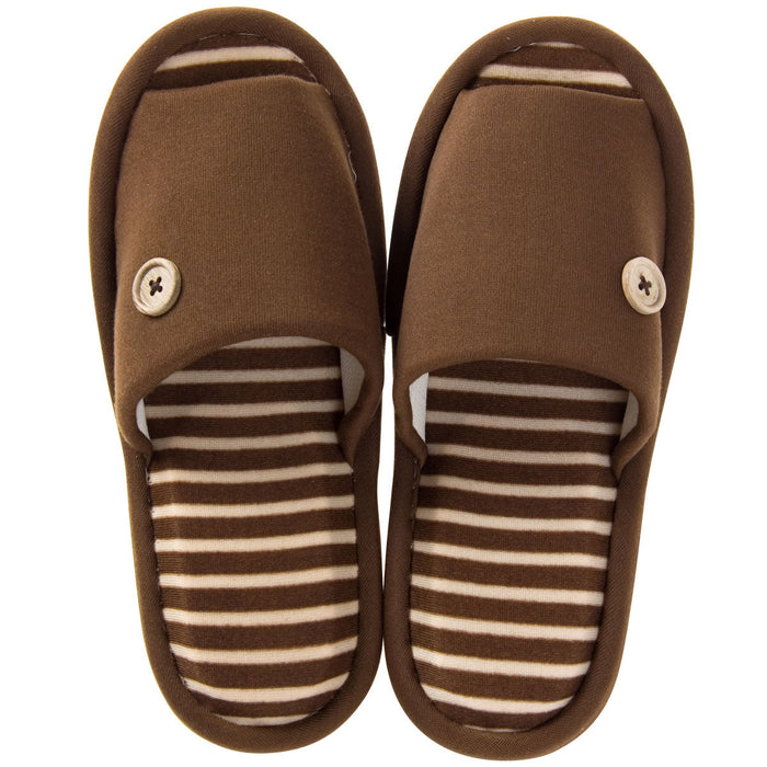 Slipper Rebutton Br F