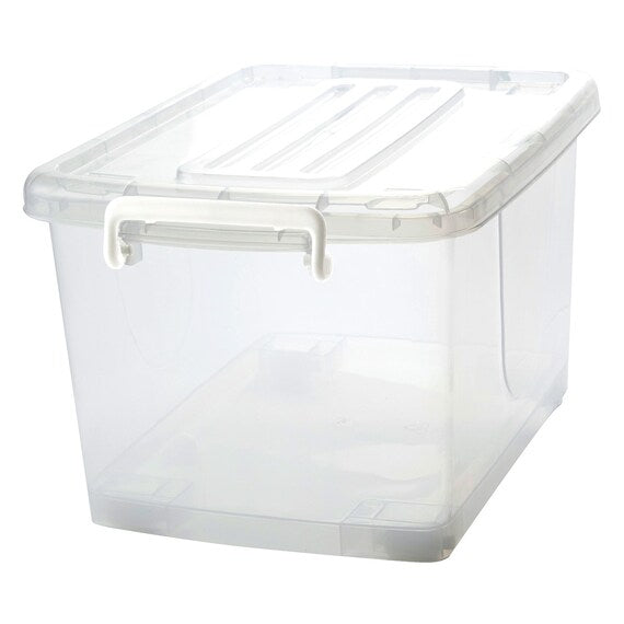 Durable Storage Box With Lid 81L