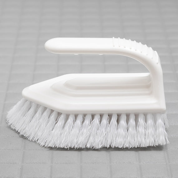 Rubber Coated Fiver Bath Brush WH