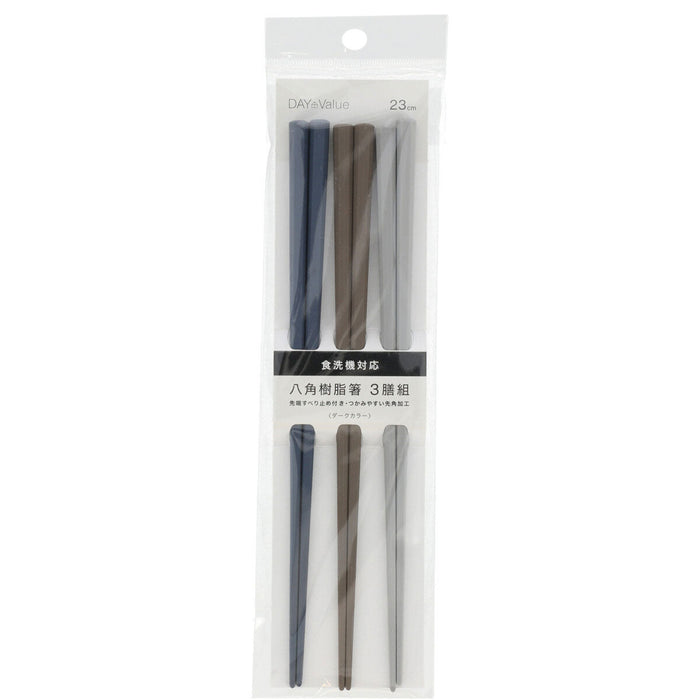 Chopsticks 3P Set Dark