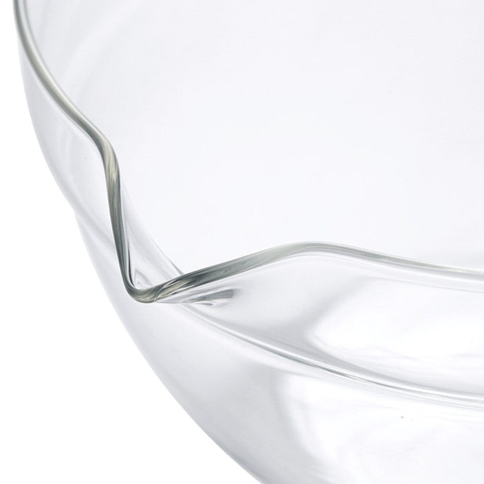 Heat Resistant Glass Single Spout Bowl 800ML